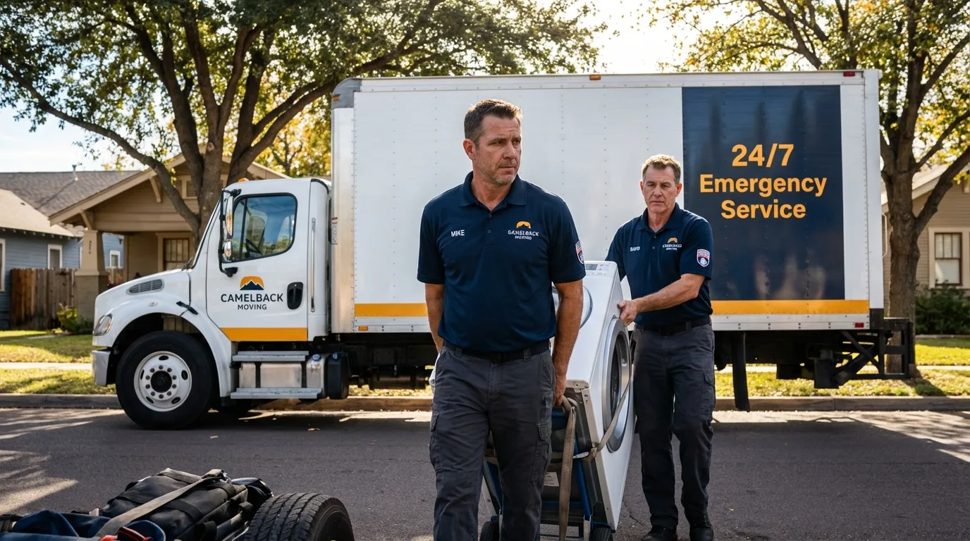 CamelBack Moving crew loading furniture in Plant City, FL